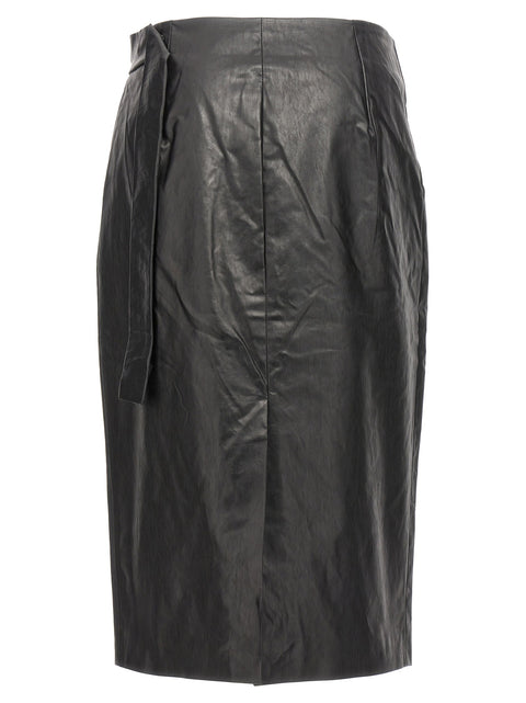 Kassl Editions Wrap Skirt Oil Skirt