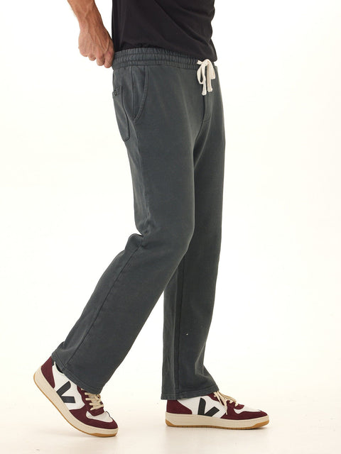 Kevin Mineral Wash Cotton Blend Terry Pant