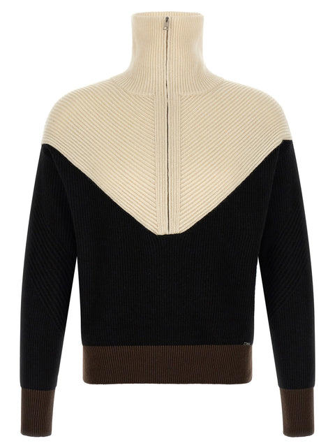 Kiton Color-block Sweater