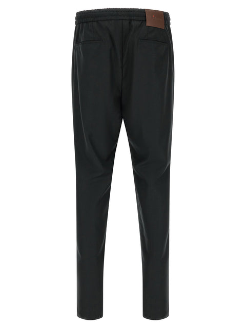 Kiton Red Button Pants