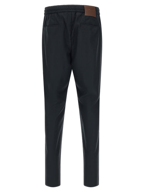 Kiton Red Button Pants