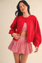 Knit Button Up Cardigan Sweater