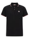 Moncler Tricolor Trim Polo Shirt