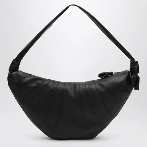 LEMAIRE Large black croissant bag