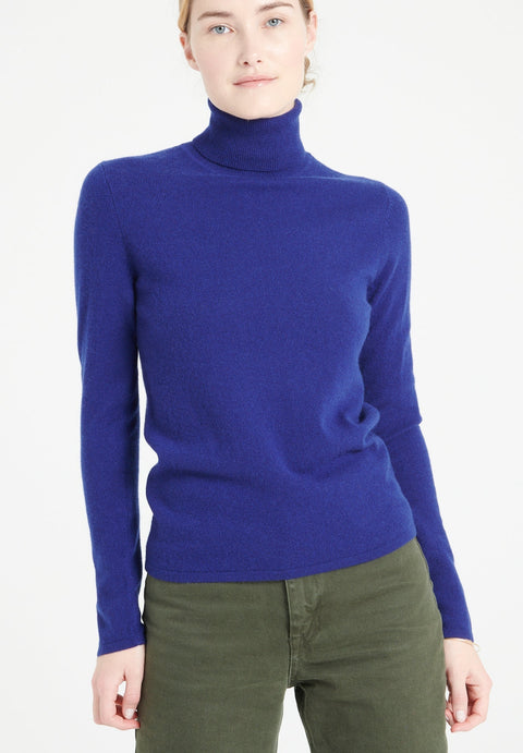 LILLY 3 Pull col roulé en cachemire bleu nuit-col roulé femme-Studio Cashmere8-L-SC8-00160-bleu nuit-Urbanheer