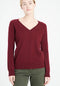 LILLY 6 Pull col V en cachemire ample rouge bordeaux-col v femme-Studio Cashmere8-M-SC8-00187-rouge bordeaux-Urbanheer