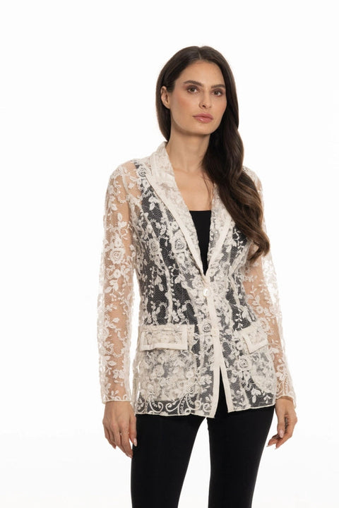 Lace Blazer Jacket-Jacket-Adore-S-Urbanheer