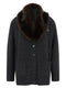 Lauren Ralph Lauren Fur Insert Cardigan