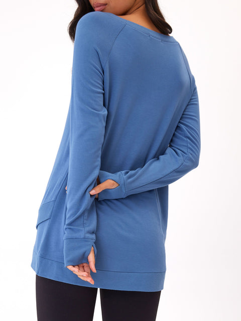Leanna Feather Fleece Tunic