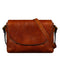 Leather Cross Body Bag, Messenger Bag - Sophie's Choice Cognac Brown