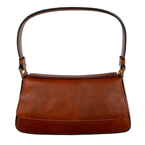 Leather Handbag - Bright Lights, Big City Brown-Shoulder Bags-Time Resistance-Brown-Urbanheer
