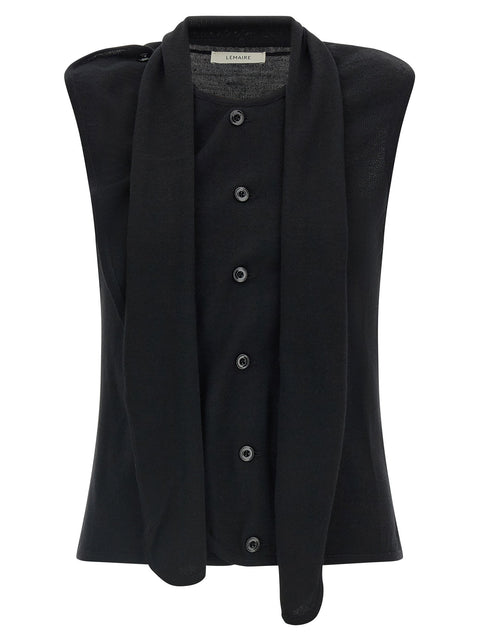 Lemaire Draped Panel Vest