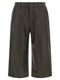 Lemaire Leather Bermuda Shorts
