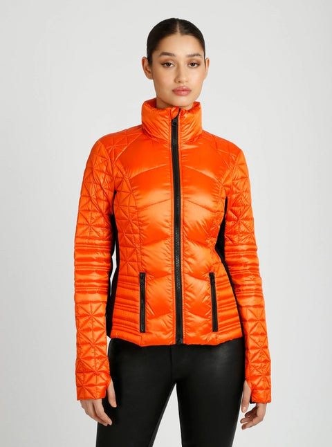 Lightweight Down Filled Packable Puffer Jls/Nb Sunset-Puffer Jacket-Blanc Noir-XS-Sunset (LL)-Urbanheer