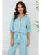 Linen Button Up Top with Front Pocket-Top-MILIO MILANO-XS-Blue Zuccero-Urbanheer