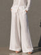Linen Comfort Trousers with Drawstring