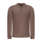 Long Sleeve Polo Shirt - Brown