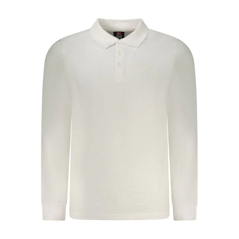 Long Sleeve Polo Shirt - White