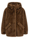 Lou Andrea Eco-fur Hooded Jacket