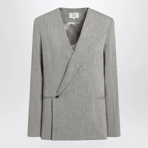 LouLou De Saison Suna tailored jacket with an asymmetric opening and lapel