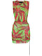 Louisa Ballou Floral print short dress