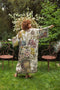Love Grows Wild Floral Bamboo Kimono Duster Robe with Bees-Kimono-Market of Stars-length 118cm width 78 cm.-Urbanheer