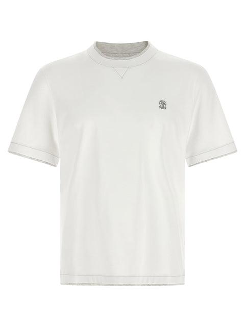 Brunello Cucinelli Double Layer T-shirt