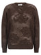 Brunello Cucinelli Flower Lace Sweater