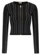 Elisabetta Franchi Cropped Knit Cardigan