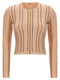 Elisabetta Franchi Cropped Knit Cardigan