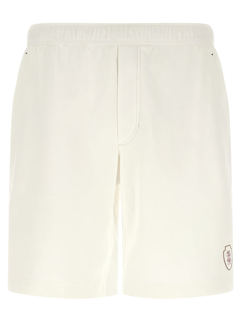 Brunello Cucinelli Interlock Cotton Bermuda Shorts
