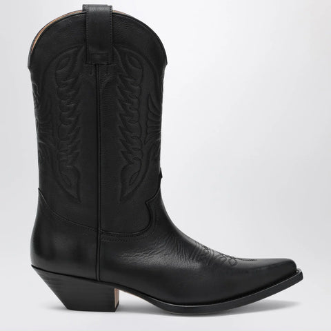 MM6 Maison Margiela Black Florence cowboy boots