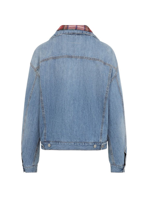 MM6 Maison Margiela Coats LIGHT BLUE