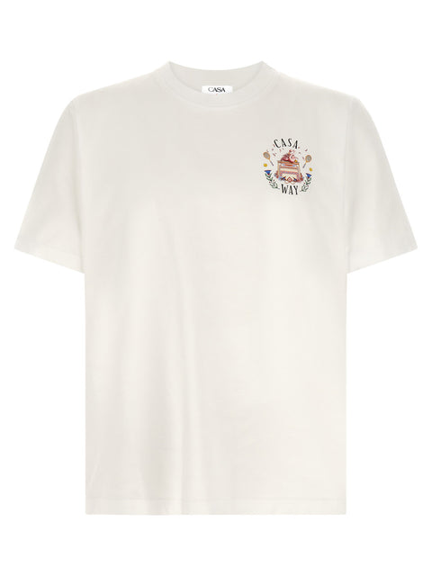 Casablanca T-shirt With Casa Way Print