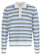 Casablanca Tuck Stitch Long Sleeve Polo Shirt