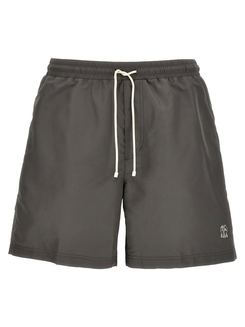 Brunello Cucinelli Logo Swimsuit