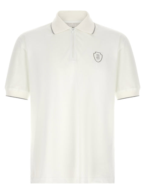 Brunello Cucinelli Techno Piquet Polo Shirt
