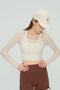 Mabel Sheer Mesh Long Sleeve Layered Crop Top