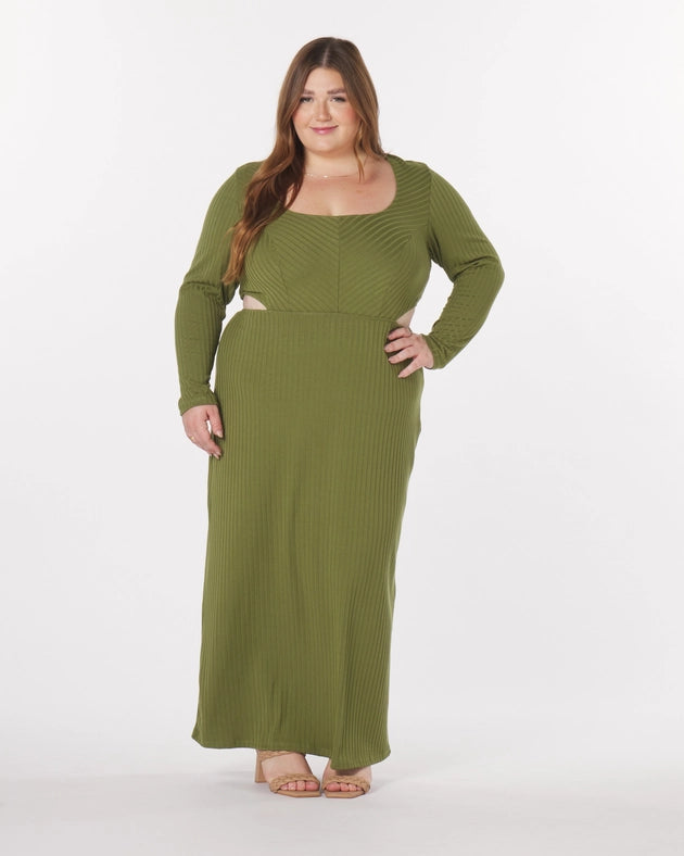 Madeline Cut-Out Maxi Dress 2X Madeline Cut-Out Maxi Dress 2X