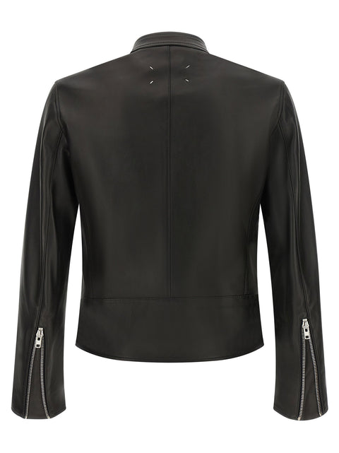 Maison Margiela 5-zip Leather Jacket