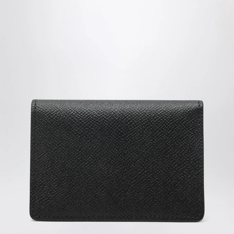 Maison Margiela Black leather credit card holder