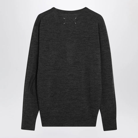 Maison Margiela Grey wool-blend sweater