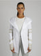 Maitri Sporty Cut Traveler Wrap Jacket - Gold Trims