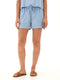 Makayla Stretch Chambray Short