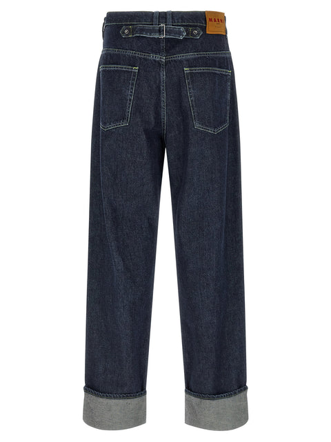 Marni Logo Embroidery Jeans