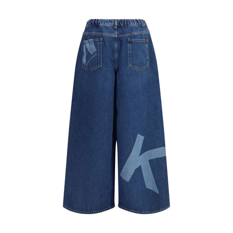 Max Mara Blue Cotton Jeans Denim