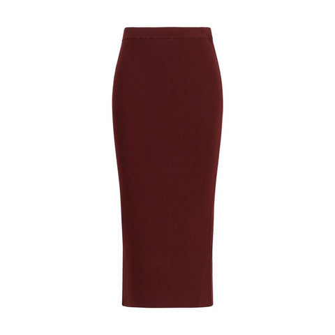 Max Mara Bordeaux Viscose Sweatshirt