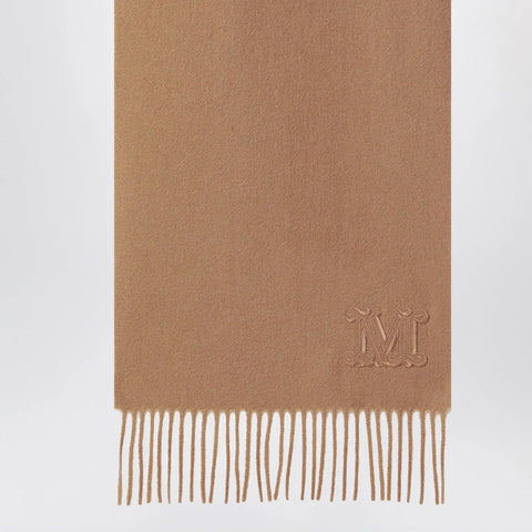 Max Mara Camel-colored cashmere scarf