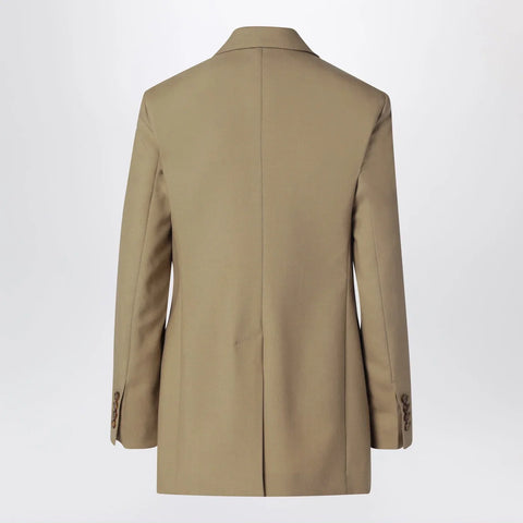 Max Mara Camel wool-blend double-breasted jacket