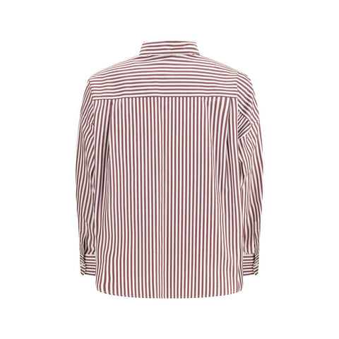 Max Mara Multicolor Cotton Pattern Shirt